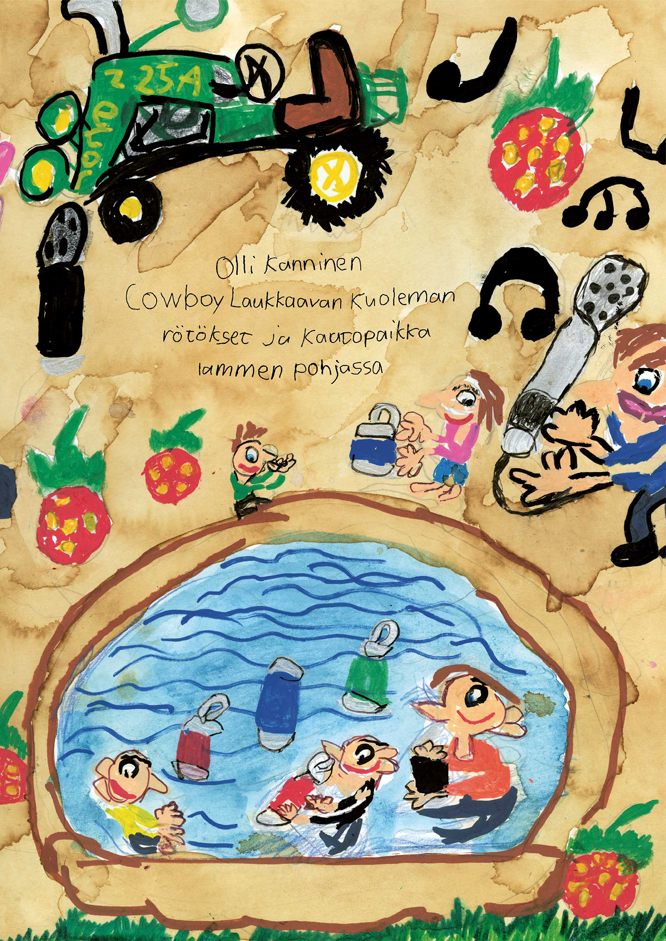 Cowboy Laukkaavan Kuoleman rötökset ja Kaatopaikka lammen pohjassa - kansikuva