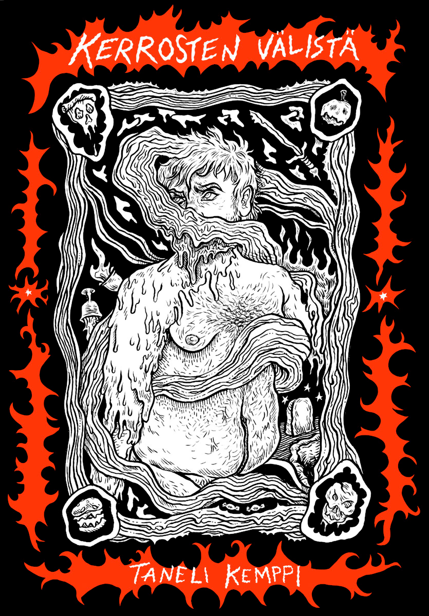 Kerrosten välistä- kansikuva