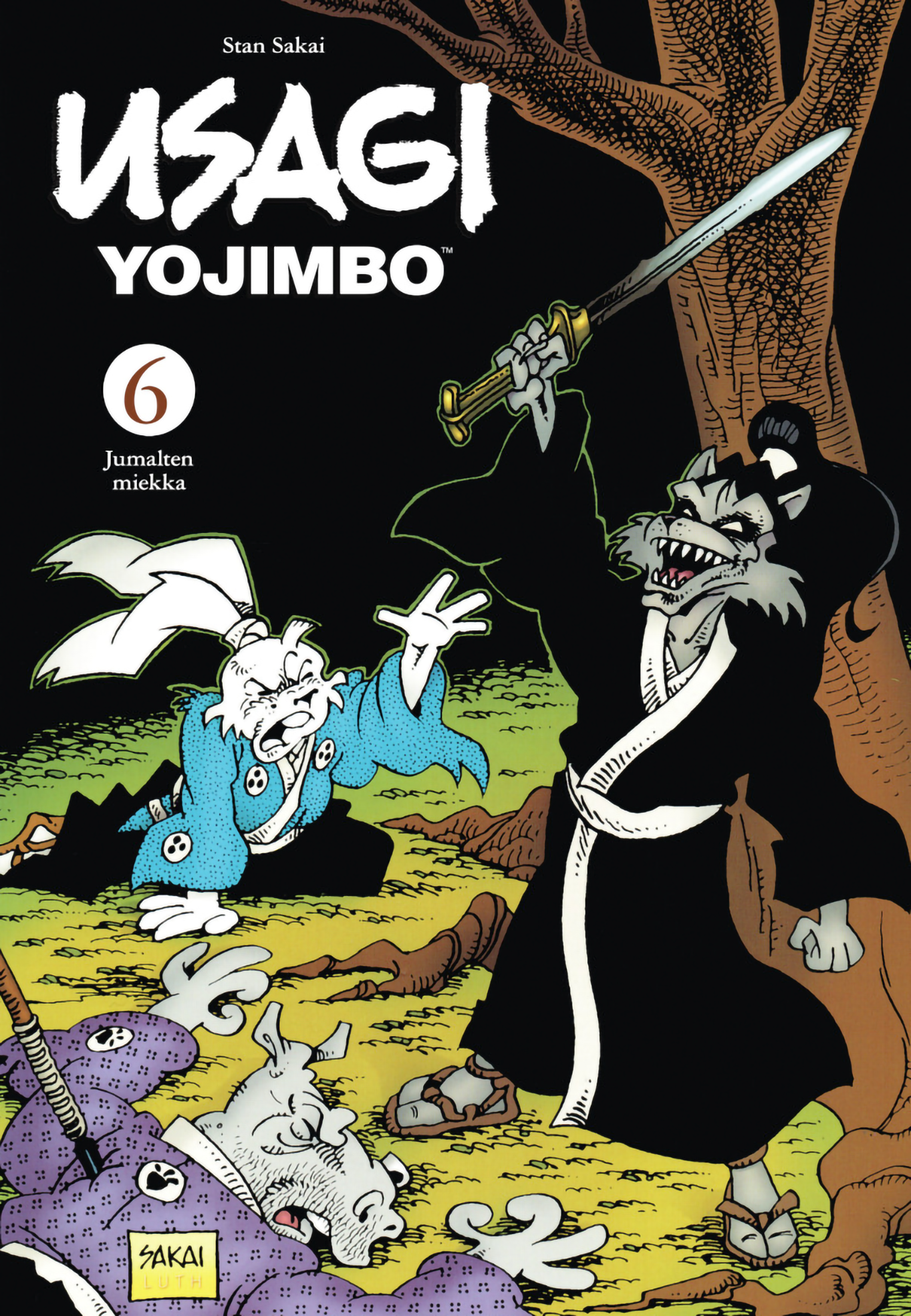 Usagi Yojimbo 5 - Elämän rajoilla- kansikuva