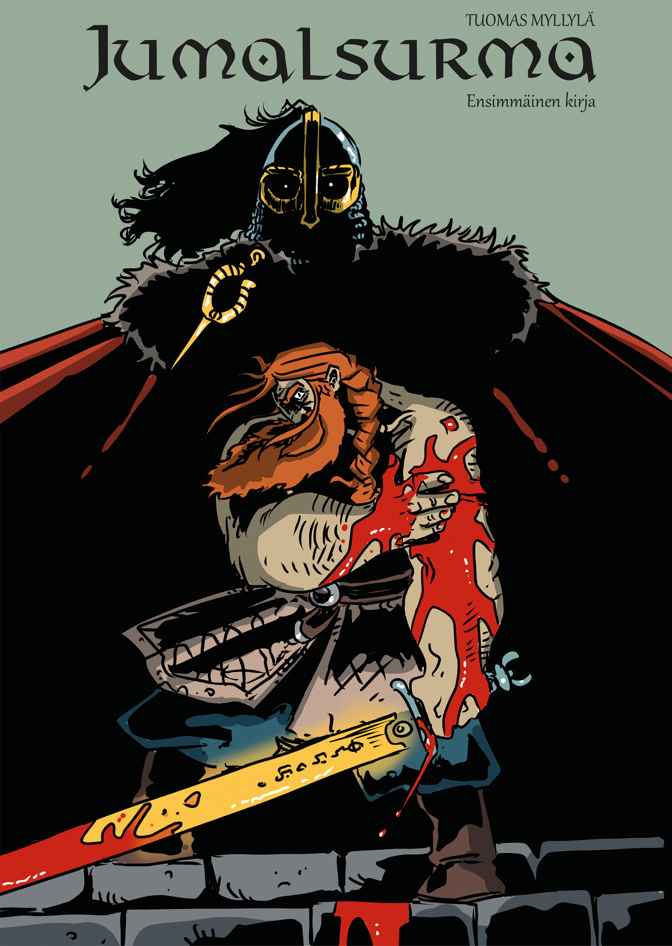 Jumalsurma – Ensimmäinen kirja- kansikuva